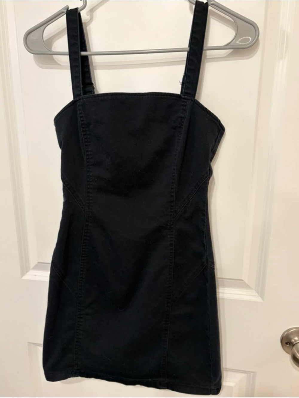 Forever 21 Black Strappy Mini Dress